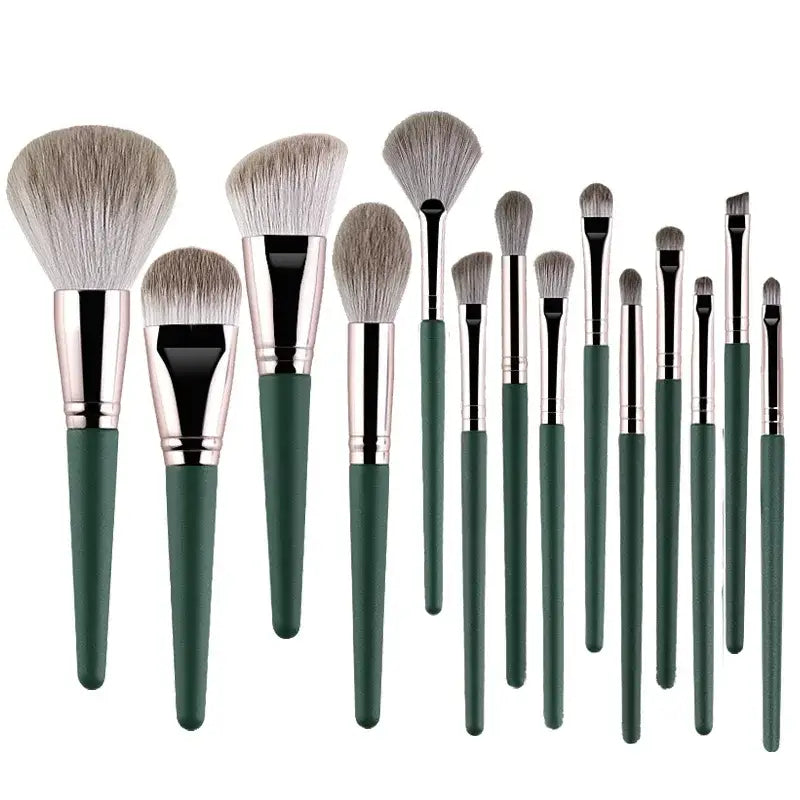 Makeup brush set.