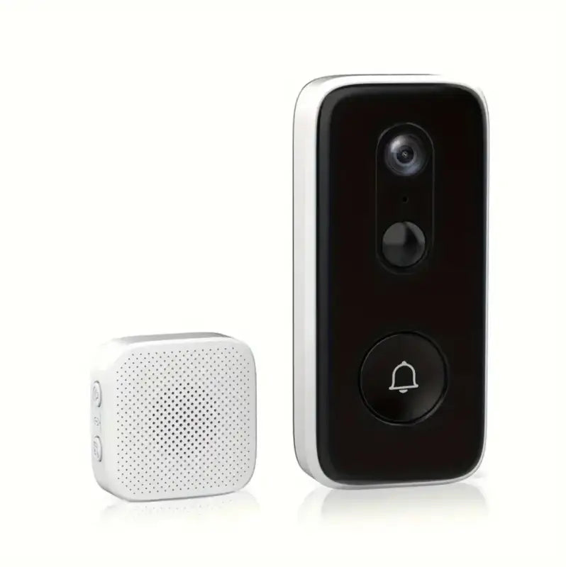 2K Wireless Doorbell Camera Intelligent Visual Doorbell Home Intercom HD Night Vision 2.4GWiFi Rechargeable Security