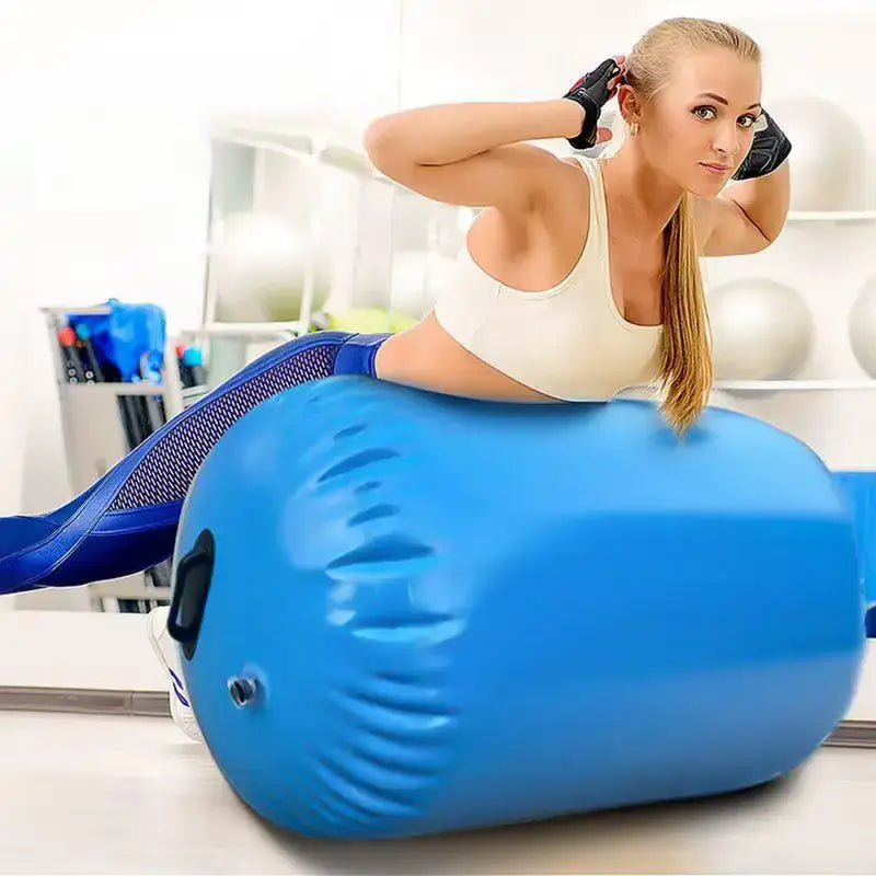 50x70cm Inflatable Air Roller – Gymnastics AirTrack Barrel for Home Fitness & Tumbling