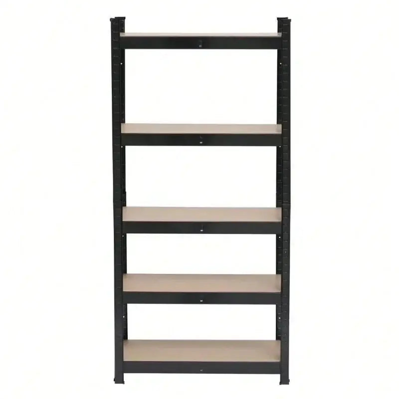 Adjustable Shelf Steel Garage Home Metal Unit Wire for Home Kitchen Office Garage Bedroom Closet - United States / Black