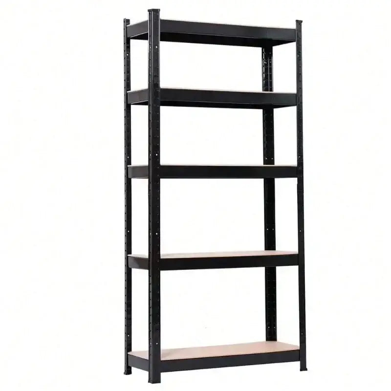 Adjustable Shelf Steel Garage Home Metal Unit Wire for Home Kitchen Office Garage Bedroom Closet - United States / Black