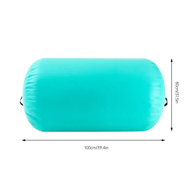 Air Roller Gymnastics Barrel Back Handspring Trainer Yoga Training Inflatable Gymnastics Tumble Mats Foldable w/ Air