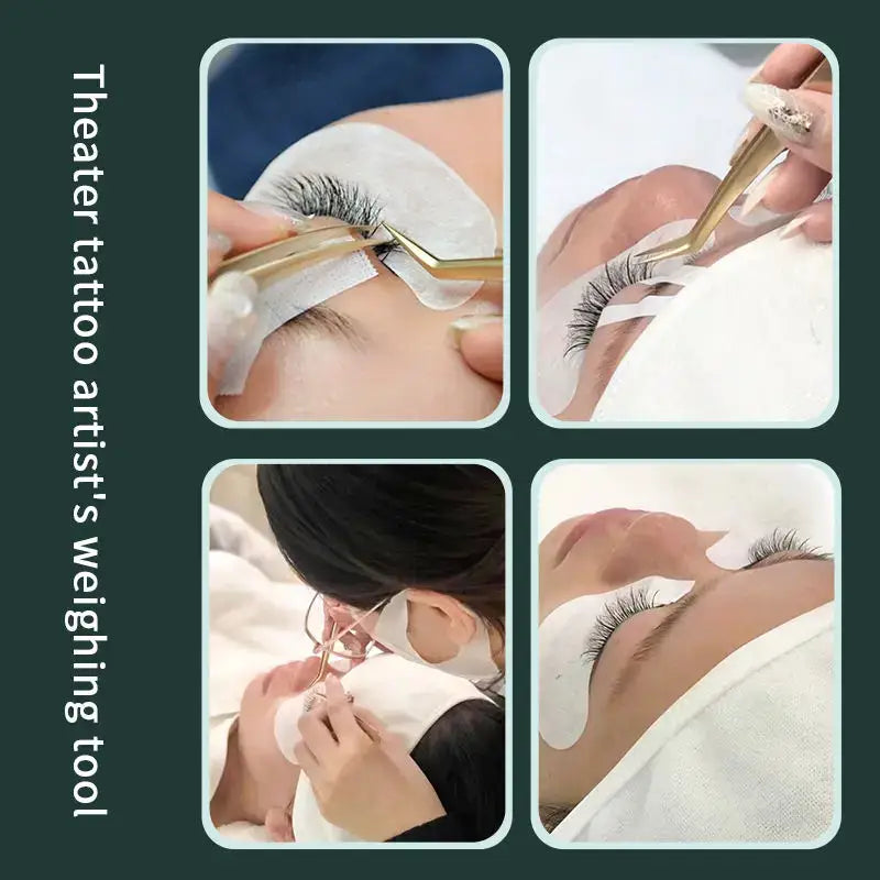 Eyelash extension application.