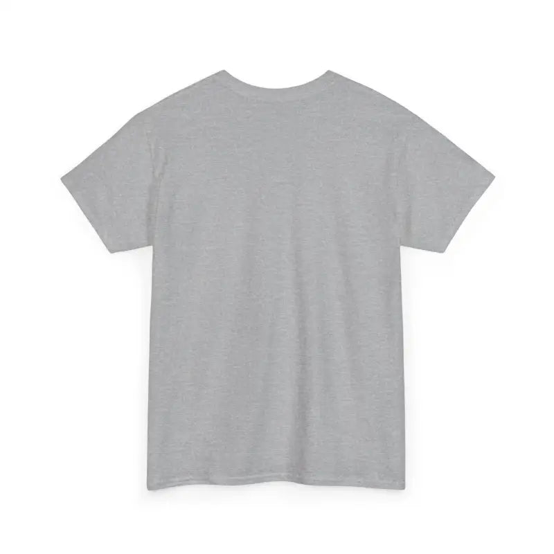 Plain gray t-shirt with short sleeves.