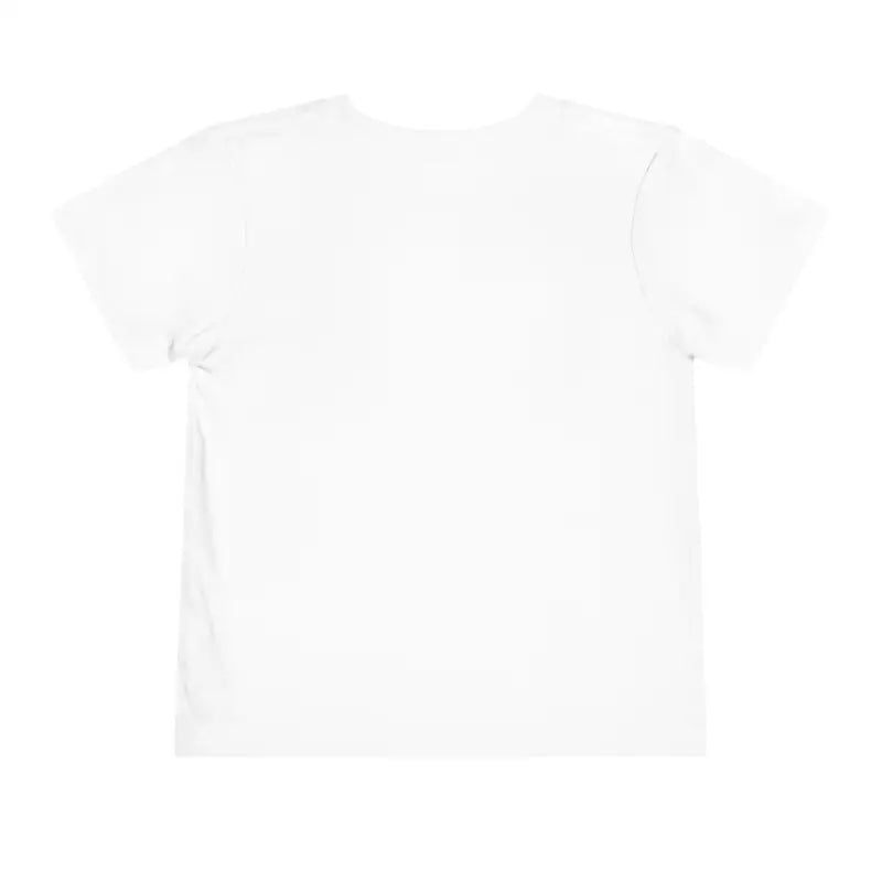 Plain white t-shirt with short sleeves.