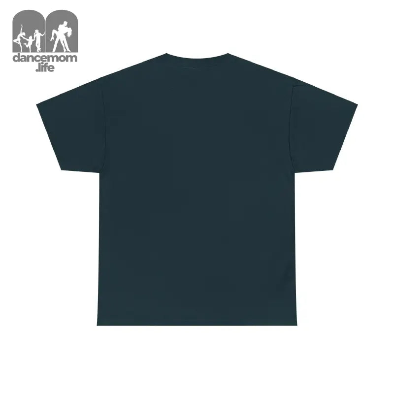 Dark green t-shirt with short sleeves.