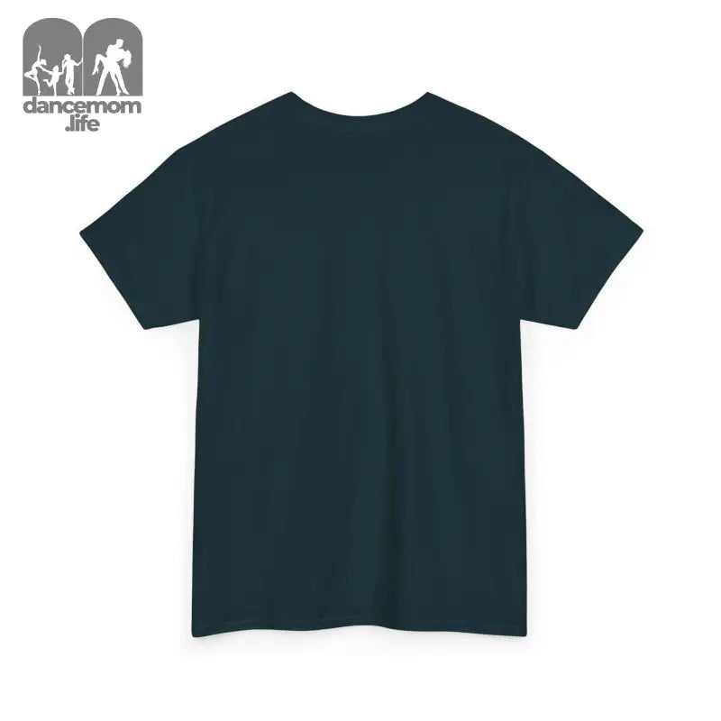Dark green t-shirt with short sleeves.