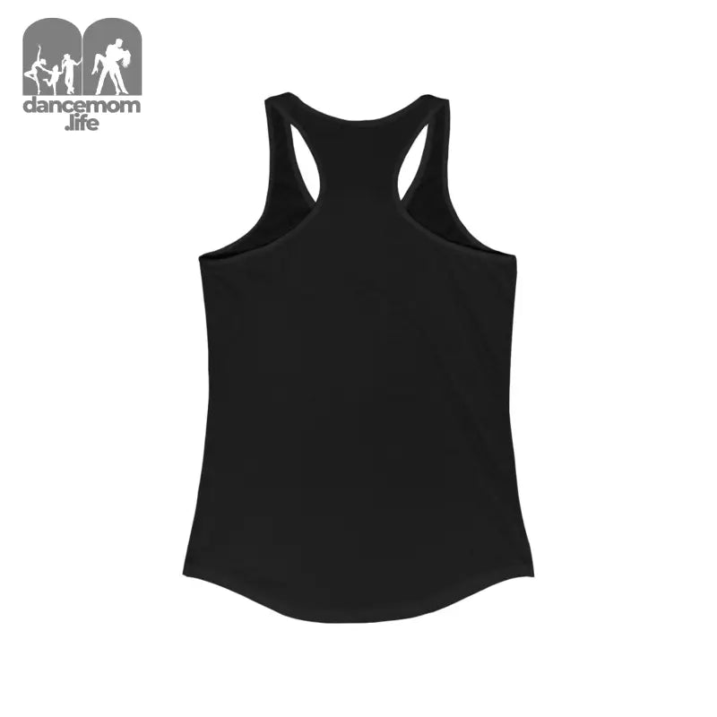 Black racerback tank top.