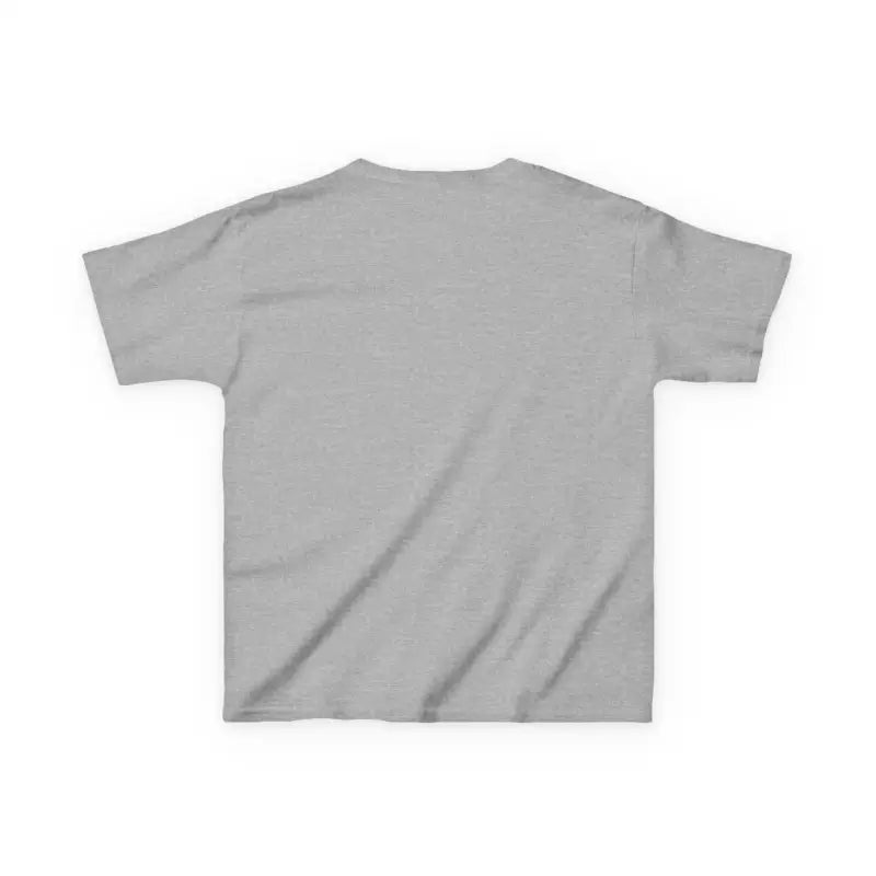 Plain gray t-shirt with short sleeves.