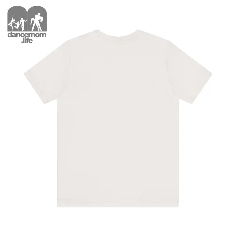 Plain white t-shirt with short sleeves.