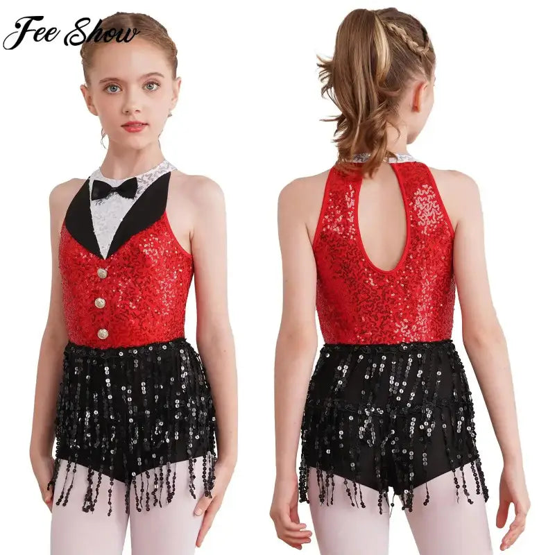 Sequin dance costume.