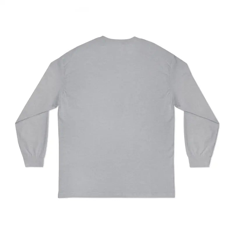 Plain gray long-sleeve t-shirt.