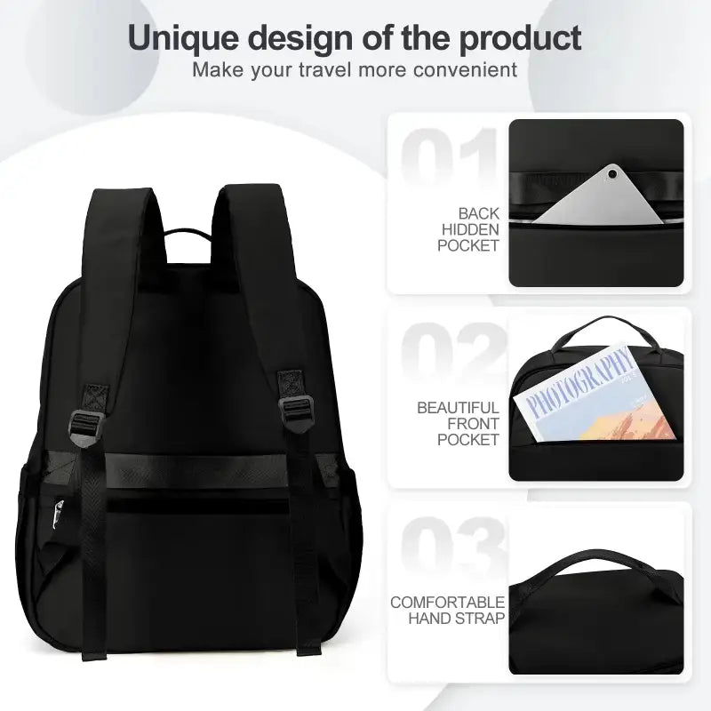 Ryanair Approved 40x20x25cm Cabin Backpack – Fits EasyJet 45x36x20cm Hand Luggage Unisex Laptop Travel Rucksack - Small