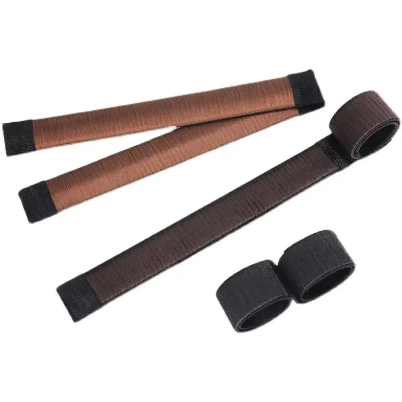 Hair bun styling tools.