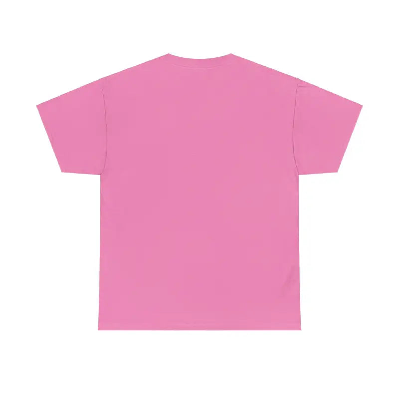 Pink t-shirt with short sleeves.