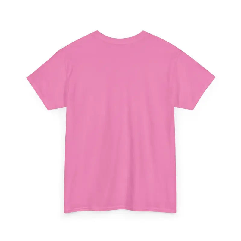 Pink t-shirt with short sleeves.