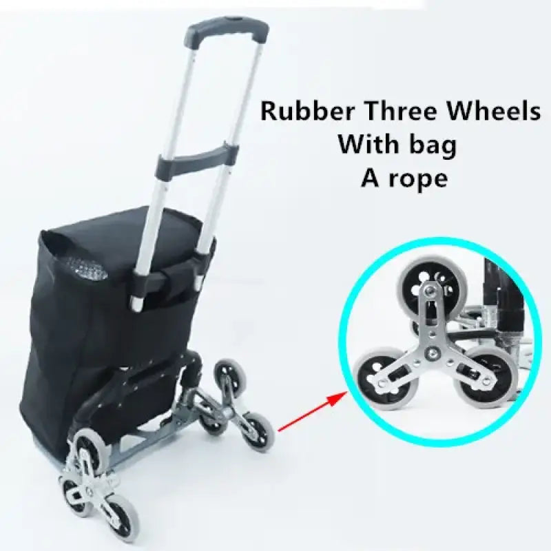 150KG All Terrain Stair – Folding Hand Trolley with Bungee Cord for Cargo Transport 4 Types - 01 / CHINA