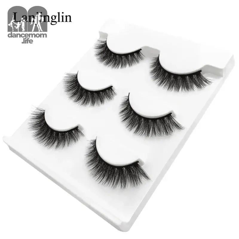 Five pairs of false eyelashes.