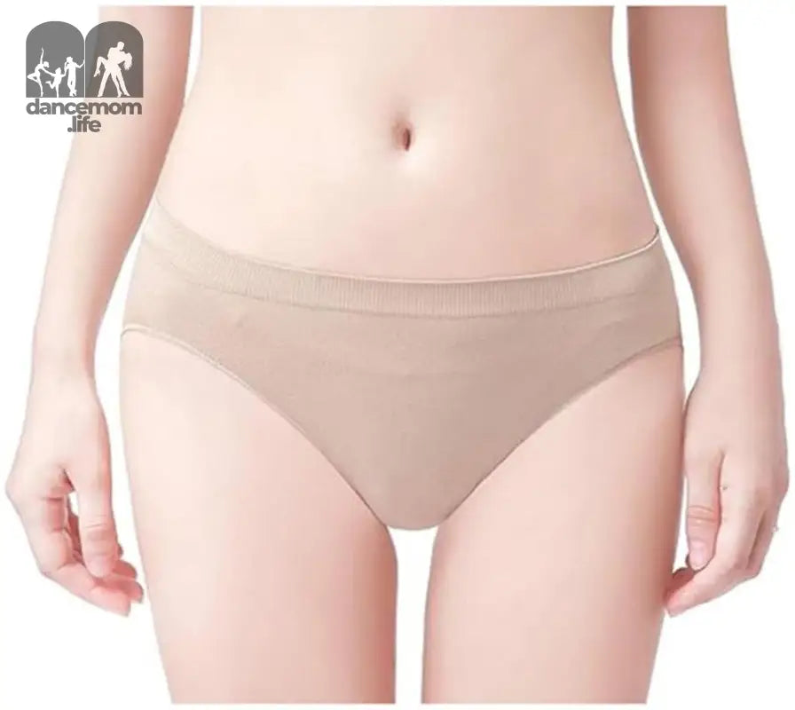 3 Pairs Nude Ballet Dance Briefs for Toddler Girls Women