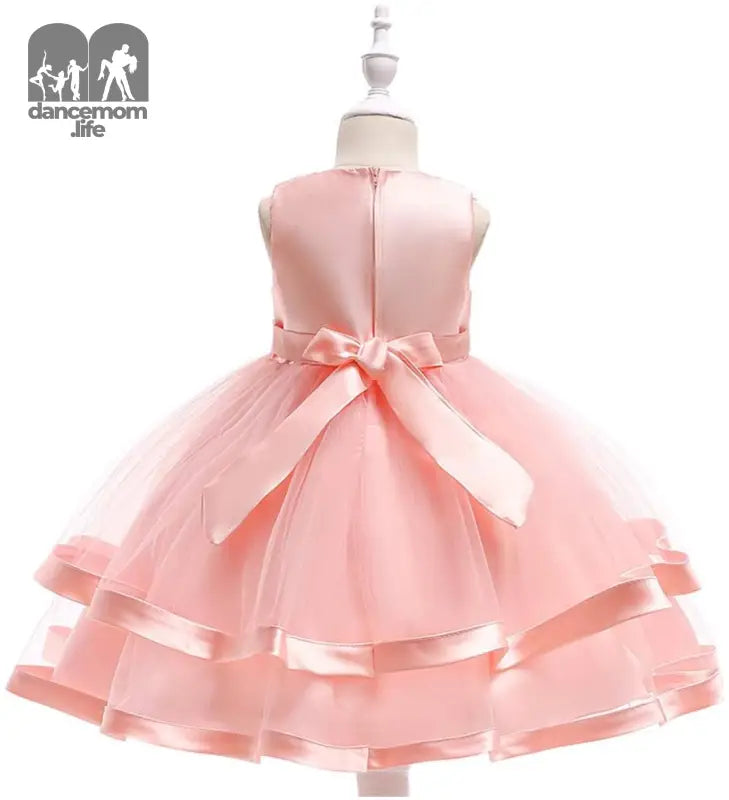 6M-9T Kids Pageant Flower Girl Dress Little Girls Party Wedding Formal Dresses