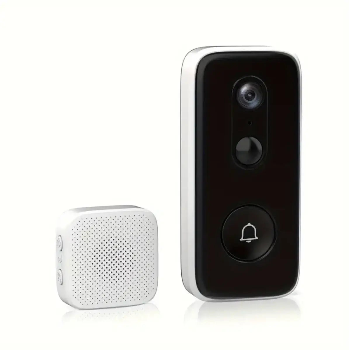 2K Wireless Doorbell Camera Intelligent Visual Doorbell Home Intercom HD Night Vision 2.4GWiFi Rechargeable Security