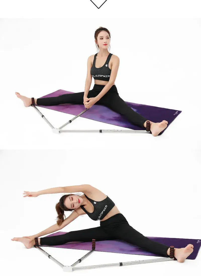 3-Bar Leg Stretcher Split Machine Stainless Steel Extension Device for Ballet & Yoga Training