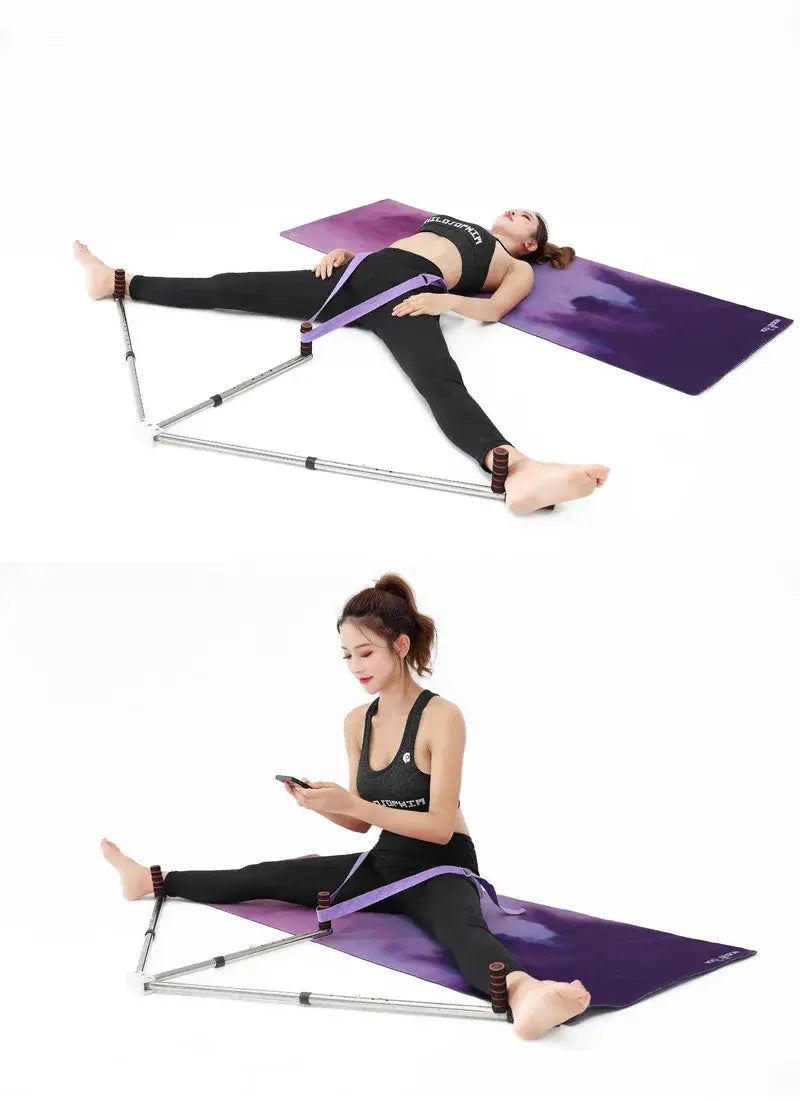 3-Bar Leg Stretcher Split Machine Stainless Steel Extension Device for Ballet & Yoga Training