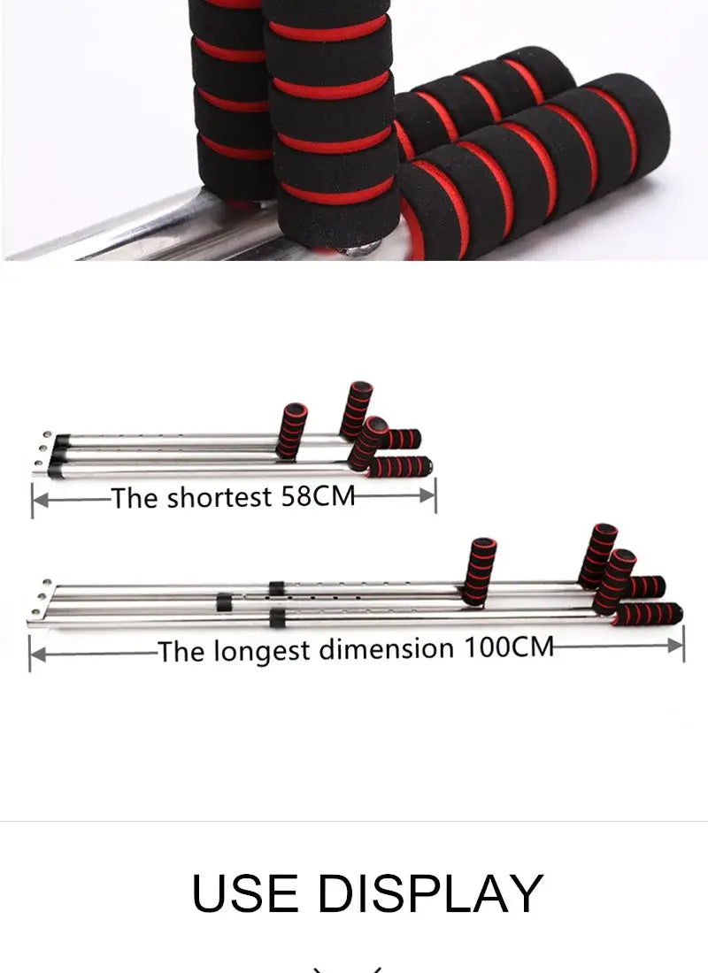 3-Bar Leg Stretcher Split Machine Stainless Steel Extension Device for Ballet & Yoga Training