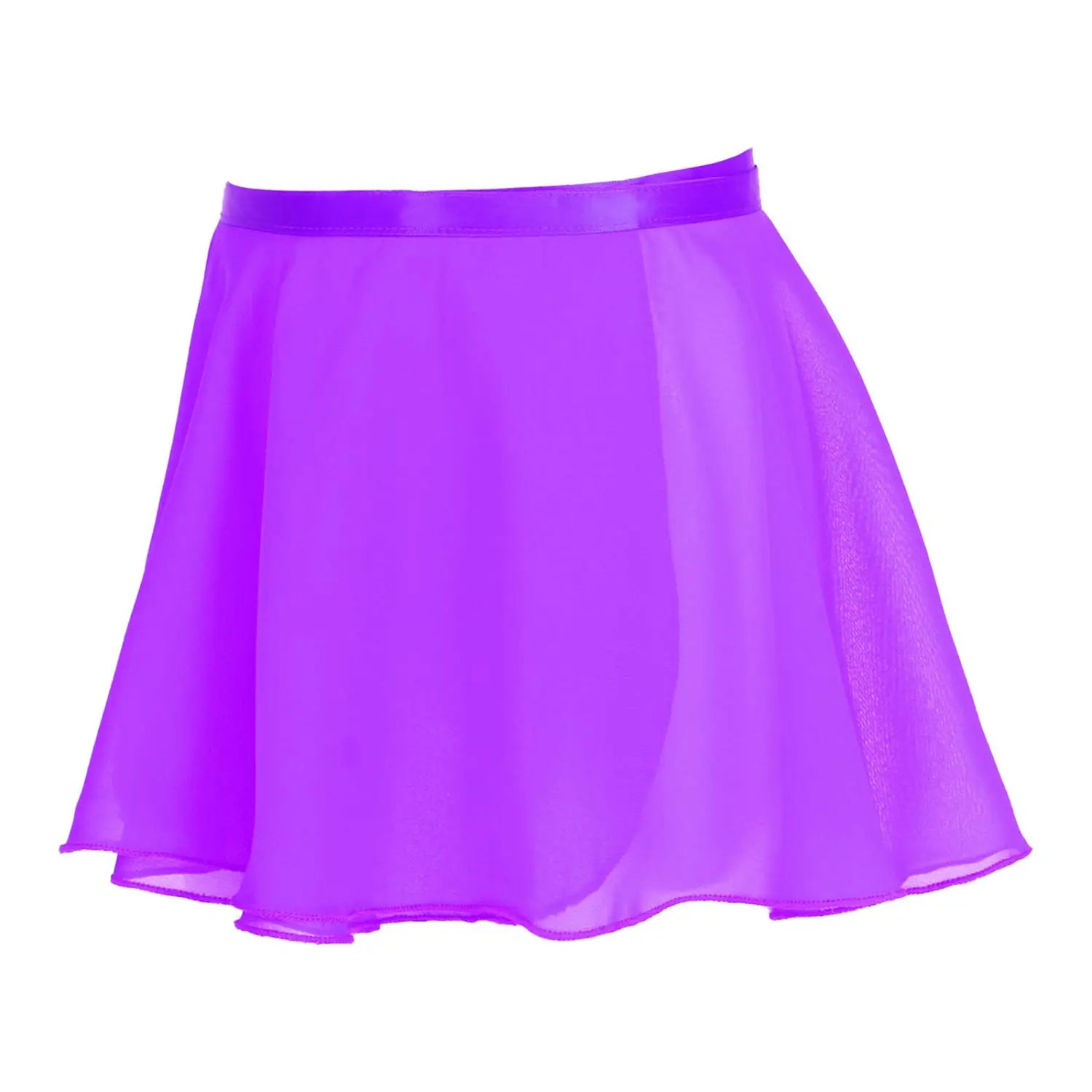 Girls Chiffon Ballet Tutu Dance Skirt Dance Skate Wrap Scarf Gymnastics Chiffon Ballet Tutu Dance Skirt Ballet Dance