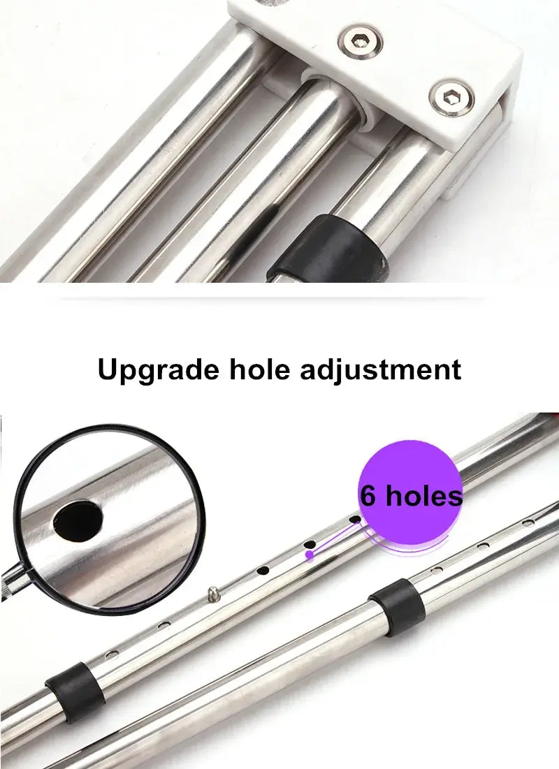 3-Bar Leg Stretcher Split Machine Stainless Steel Extension Device for Ballet & Yoga Training