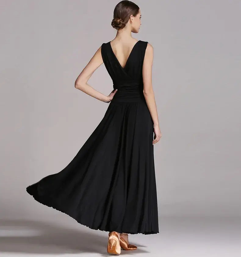 NEW Latin Ballroom Dance Dress Salsa Waltz Foxtrot long evening Dress S8006