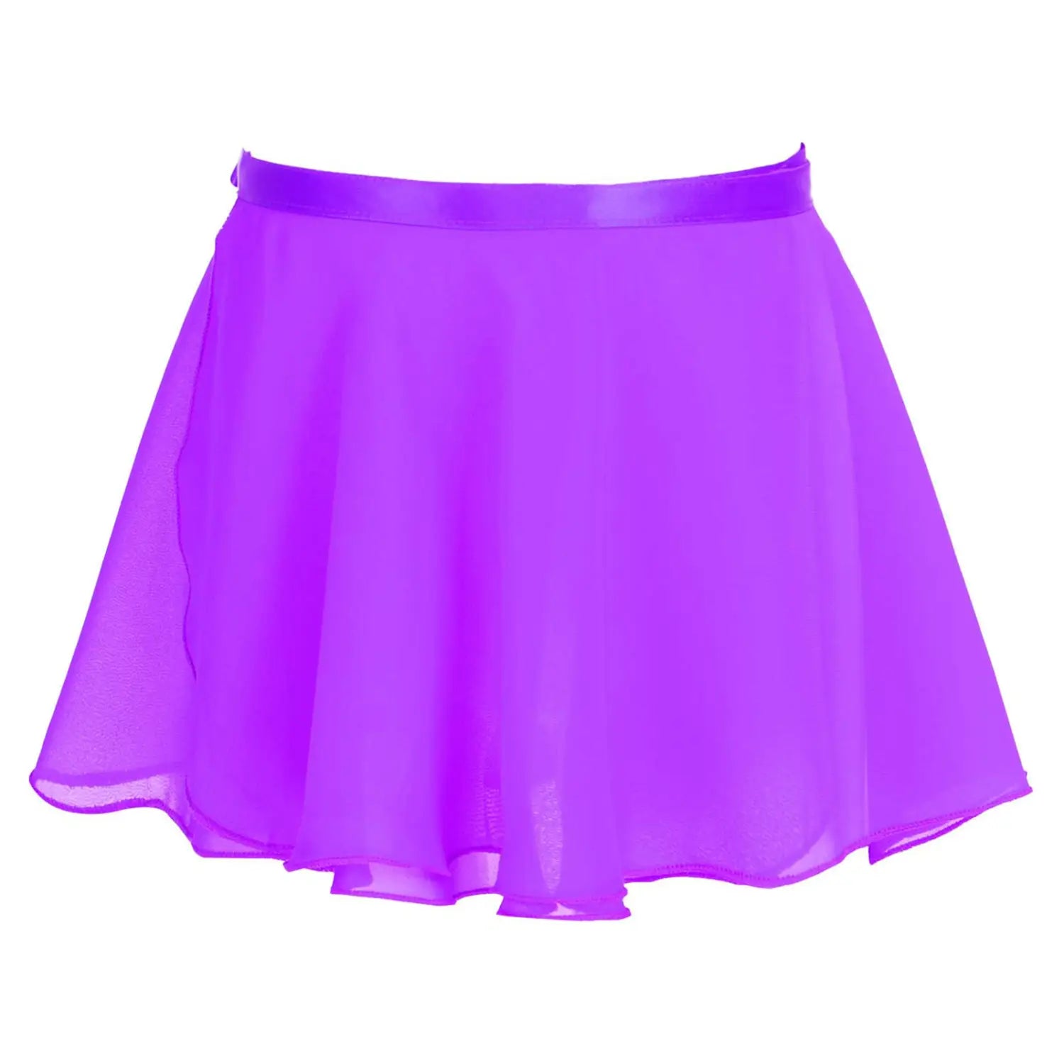 Girls Chiffon Ballet Tutu Dance Skirt Dance Skate Wrap Scarf Gymnastics Chiffon Ballet Tutu Dance Skirt Ballet Dance