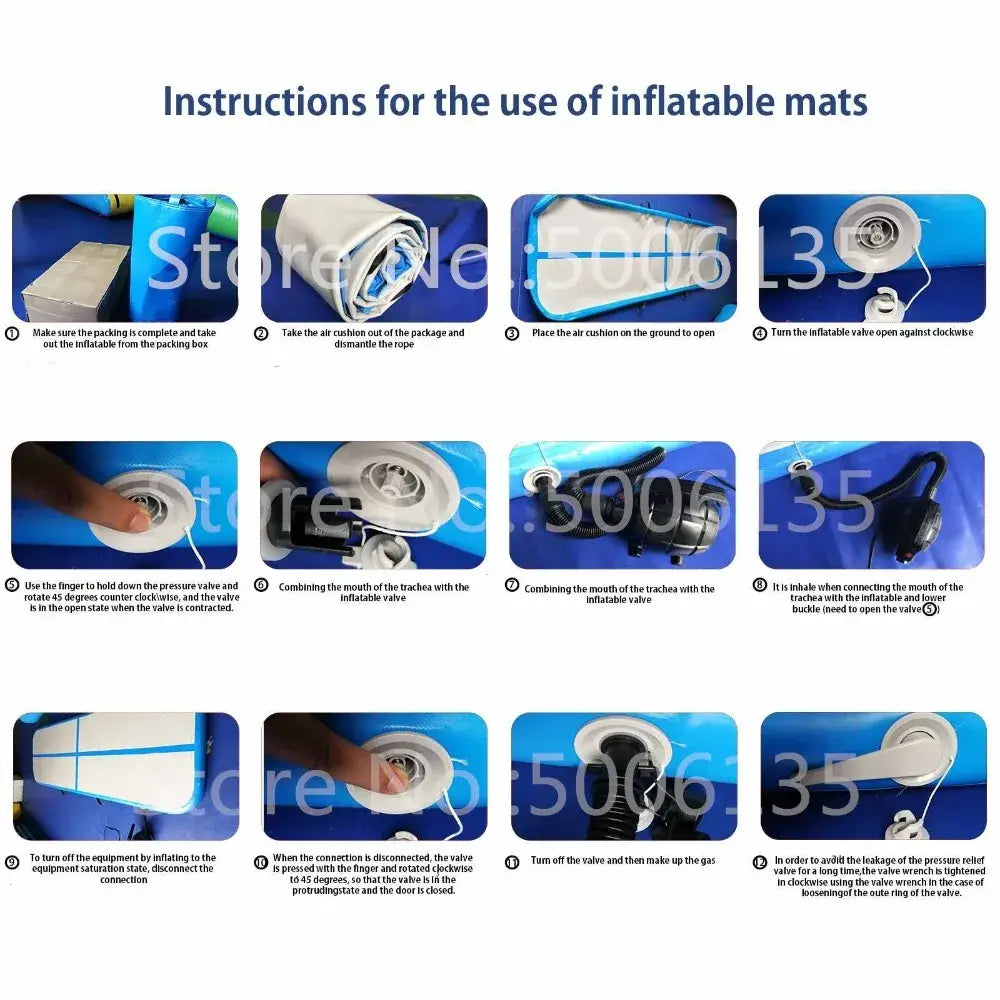 Air Block Tumbling Airtrack – Professional Inflatable Gymnastics Mat for Training & Skills