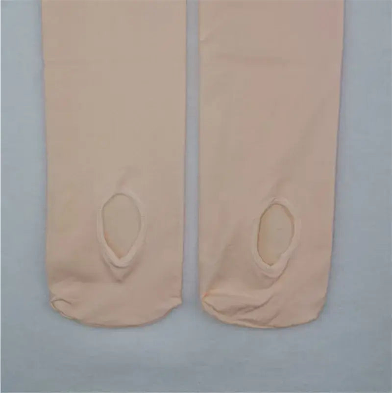 Hot Sale High Quality Women Adults Nylon Spandex Pink Tan Ballet Tights With Hole