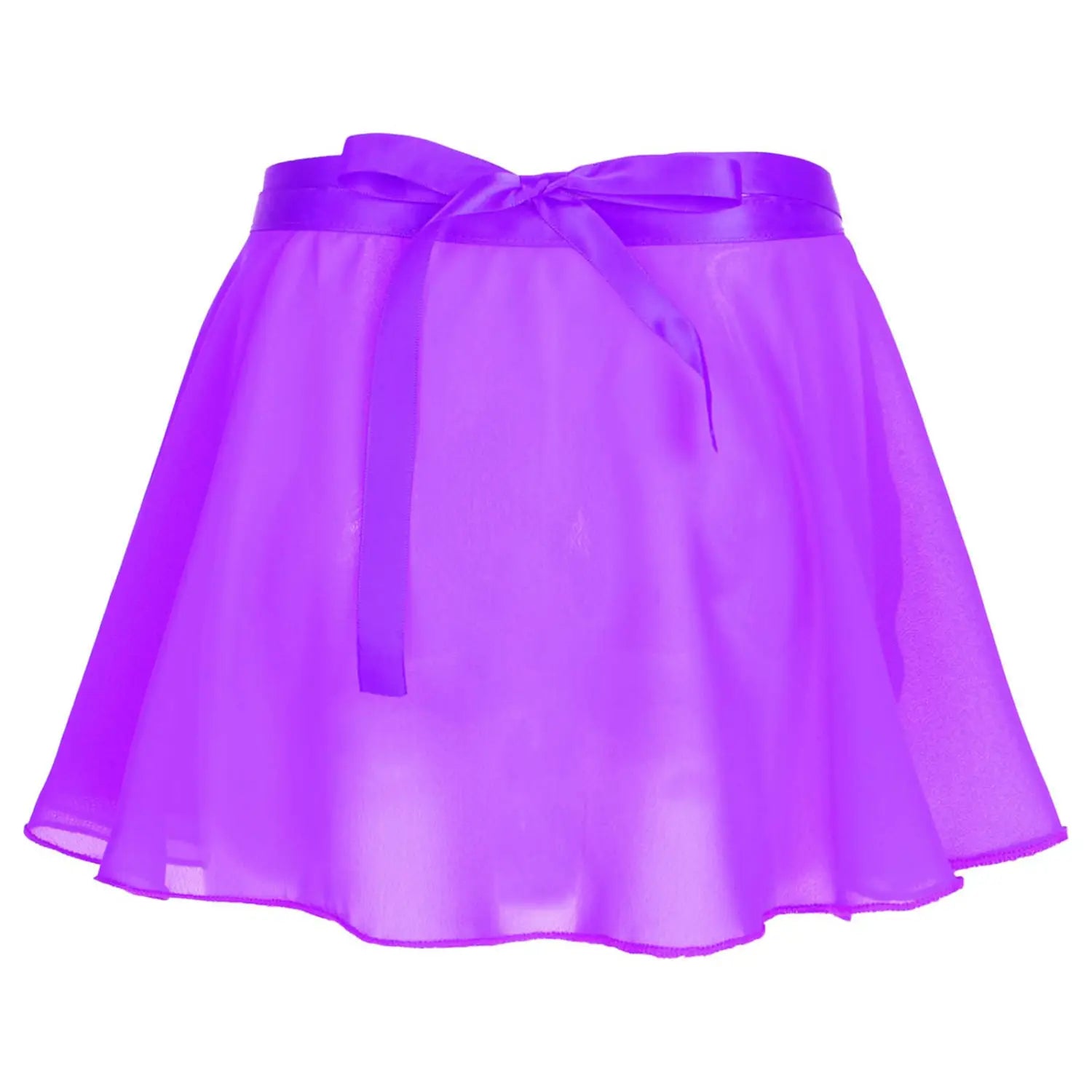 Girls Chiffon Ballet Tutu Dance Skirt Dance Skate Wrap Scarf Gymnastics Chiffon Ballet Tutu Dance Skirt Ballet Dance