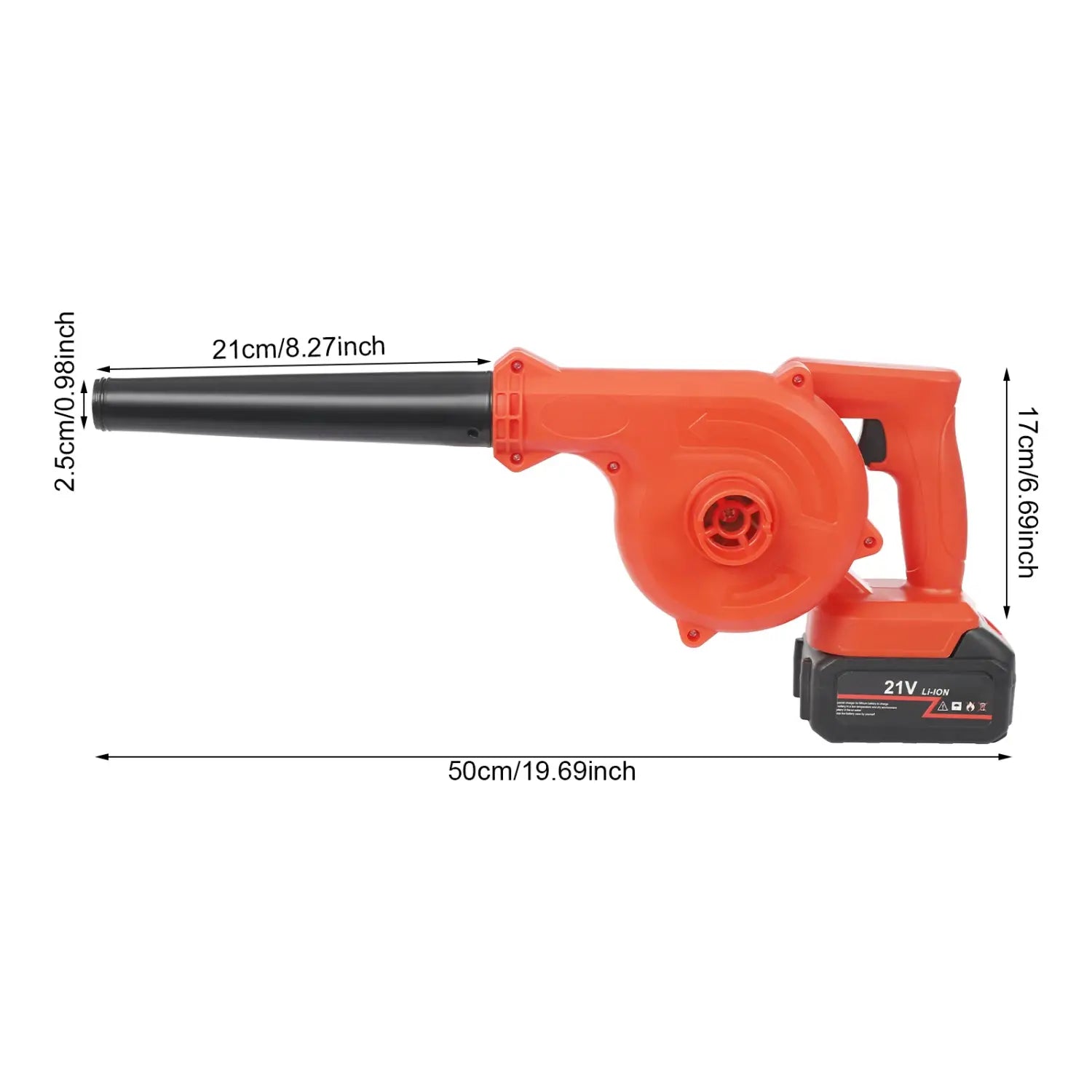 800W Electric Leaf Blower – Cordless Battery Powered Adjustable for Cleaning