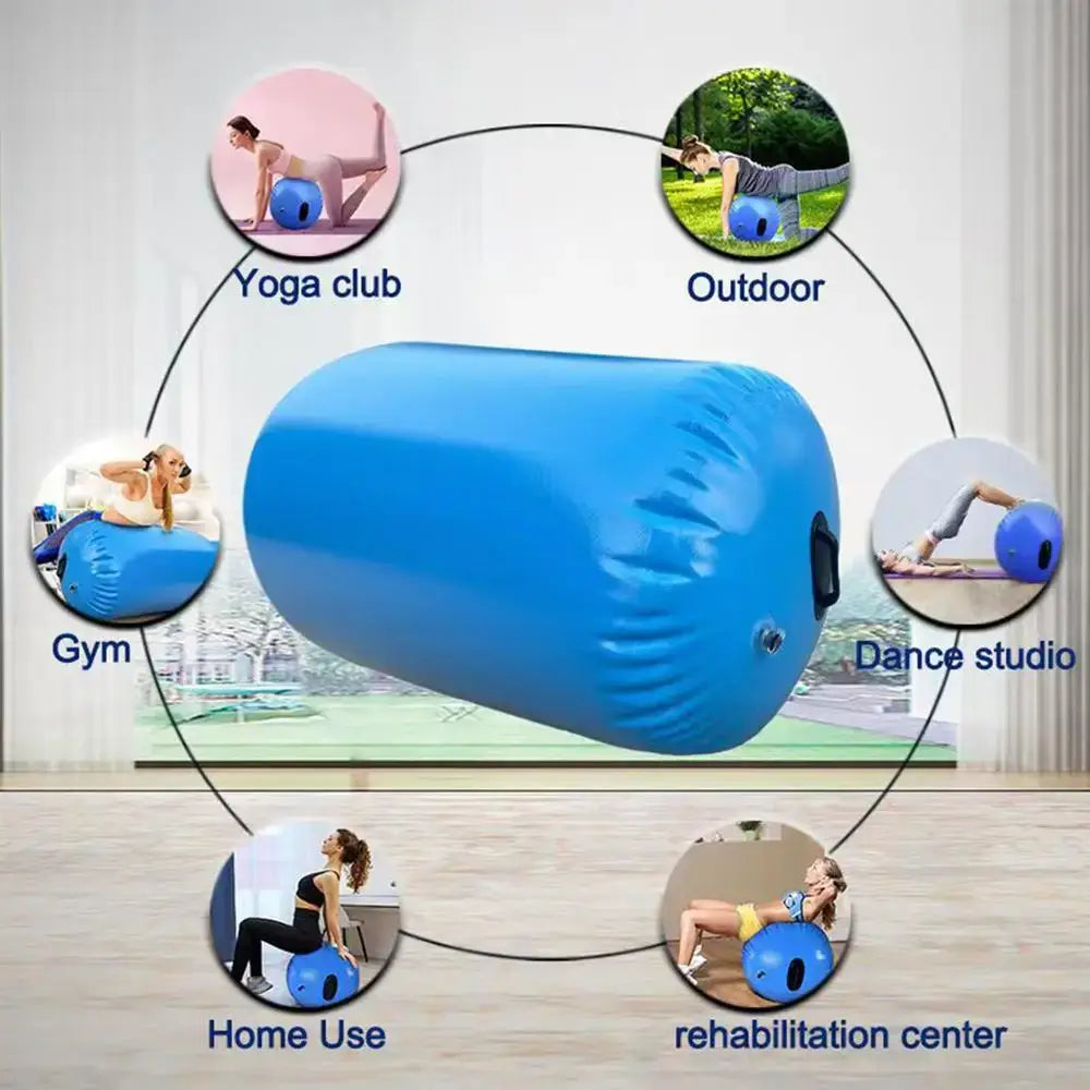 50x70cm Inflatable Air Roller – Gymnastics AirTrack Barrel for Home Fitness & Tumbling