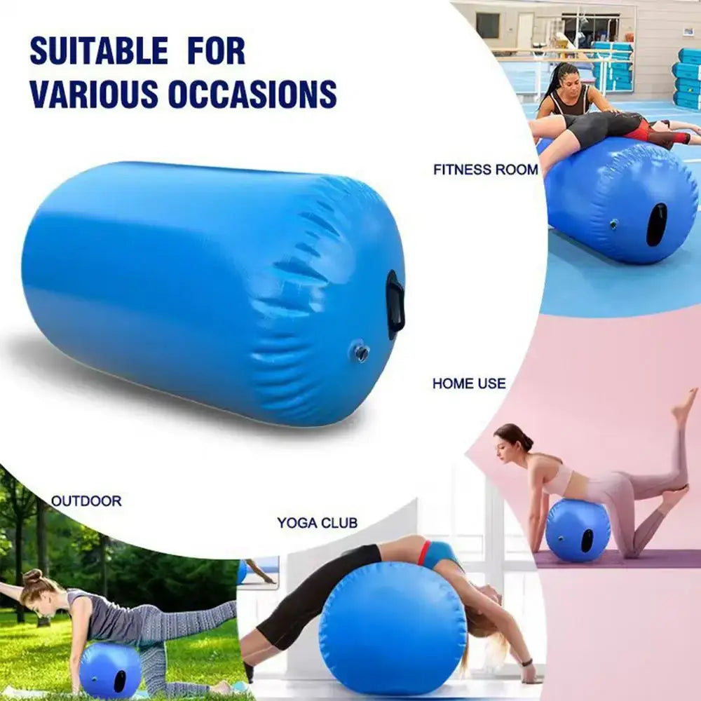 50x70cm Inflatable Air Roller – Gymnastics AirTrack Barrel for Home Fitness & Tumbling