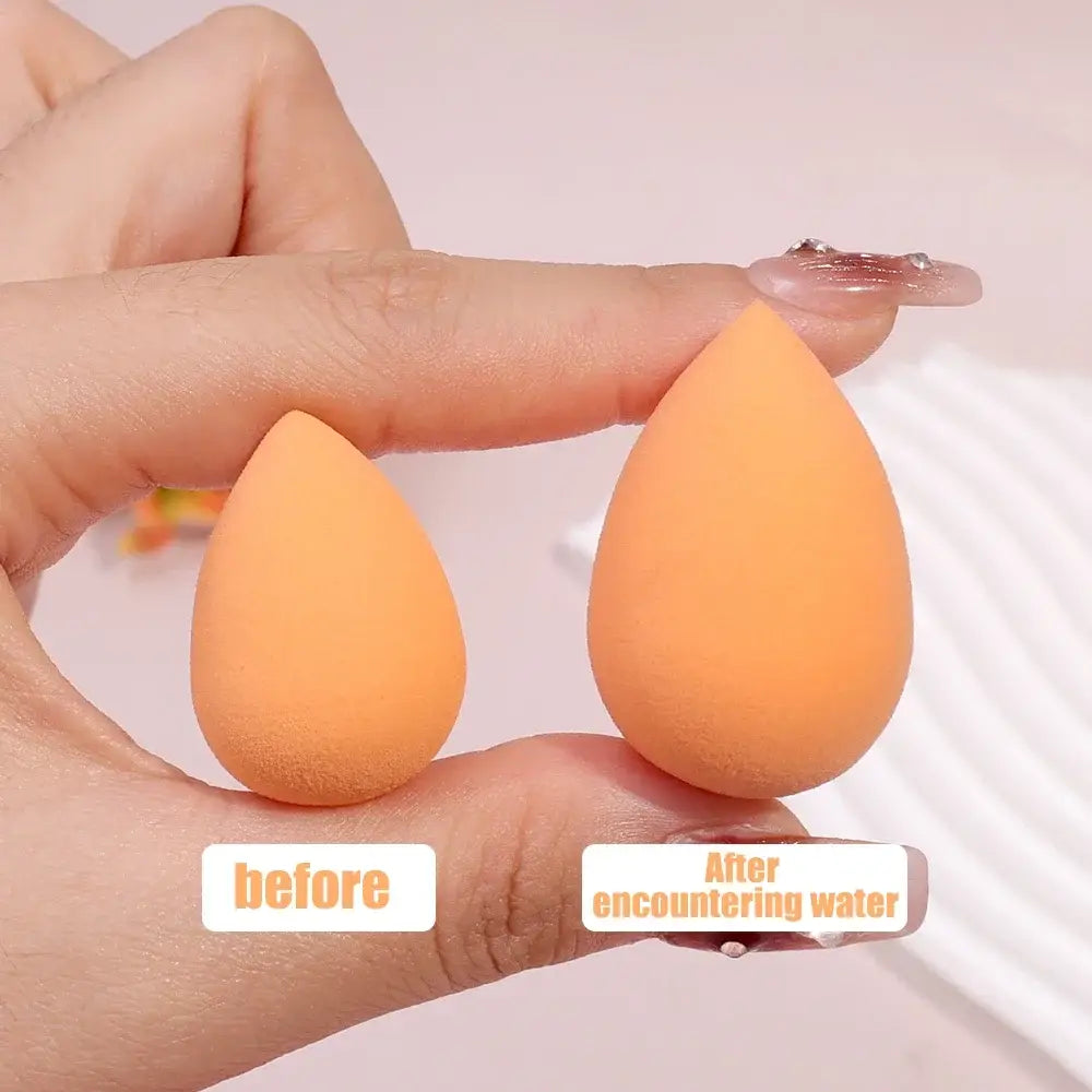 Mini Makeup Sponges – Soft Hydrophilic Non-Latex Beauty Eggs for Liquid Foundation Concealer & Powder