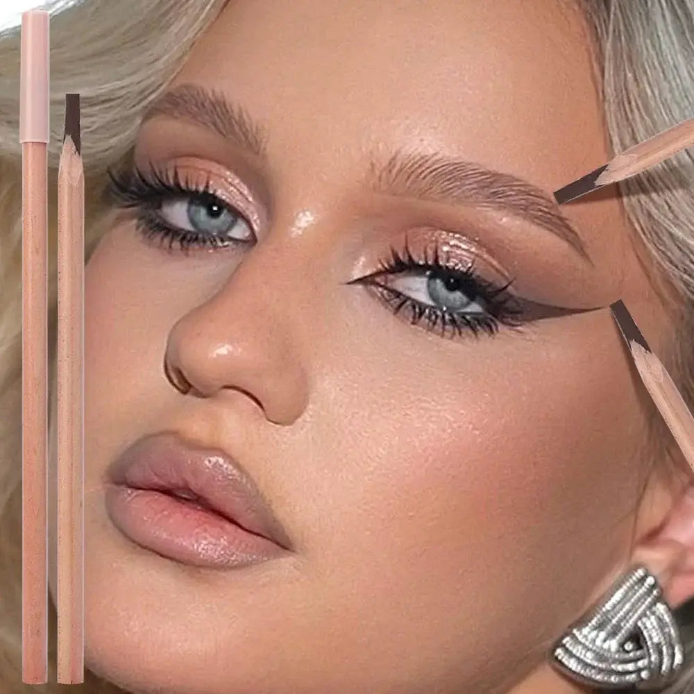 Microblading Wood Eyebrow Pencil – Smudge-Proof Long-Lasting & Natural Eyebrows Tattoo Pen