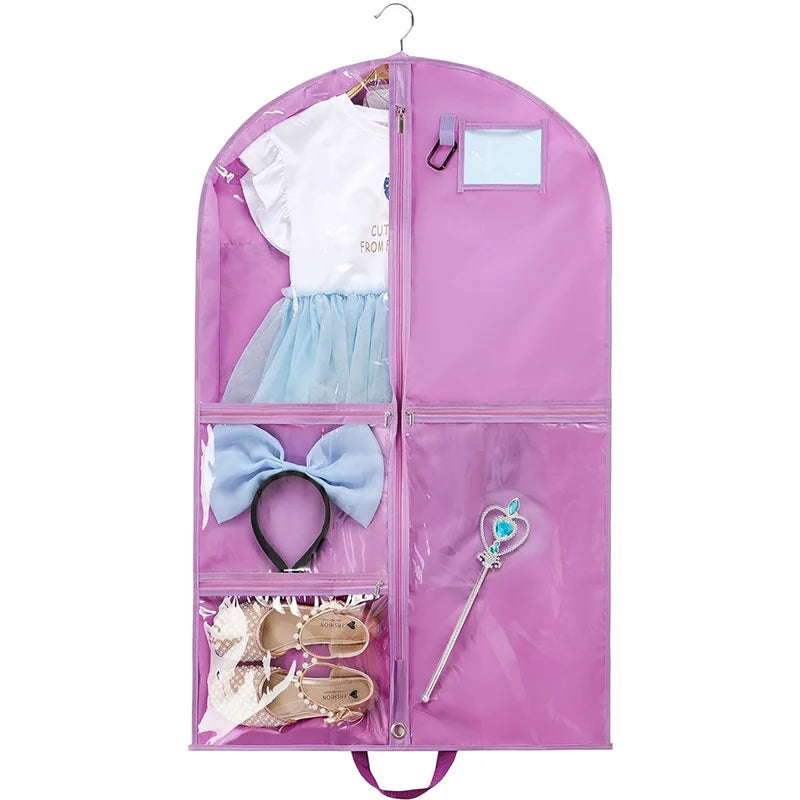 Dance Costume Garment Bag with Accessory Pockets — 100 cm