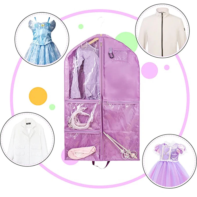 Dance Costume Garment Bag with Accessory Pockets — 100 cm