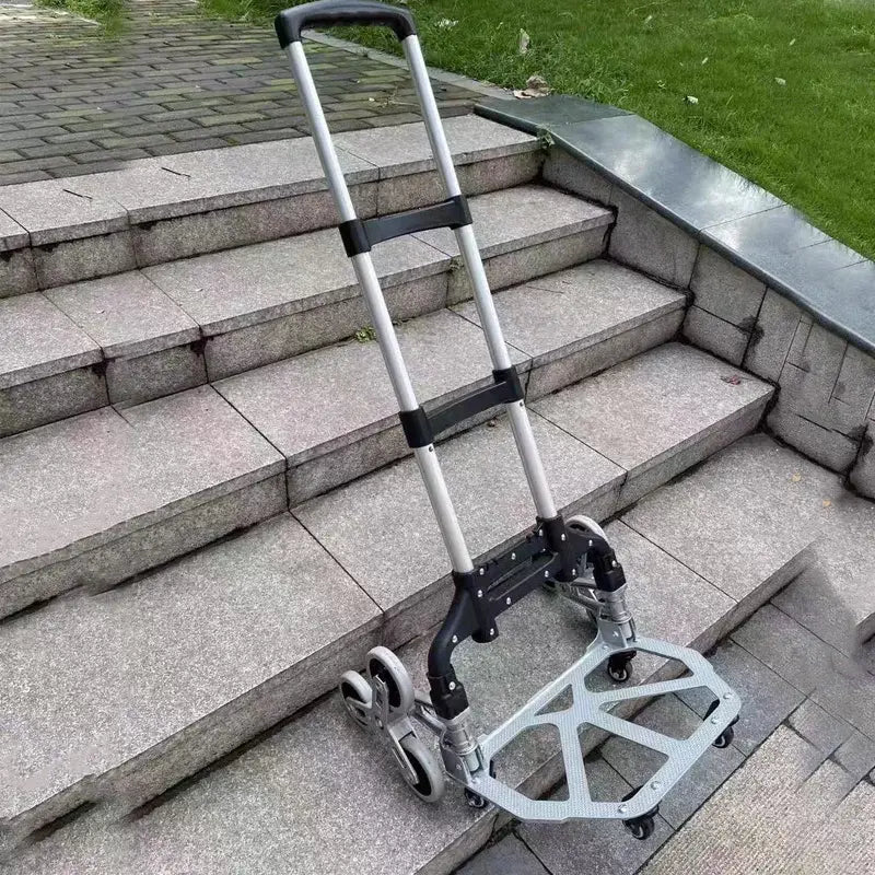 150KG All Terrain Stair – Folding Hand Trolley with Bungee Cord for Cargo Transport 4 Types