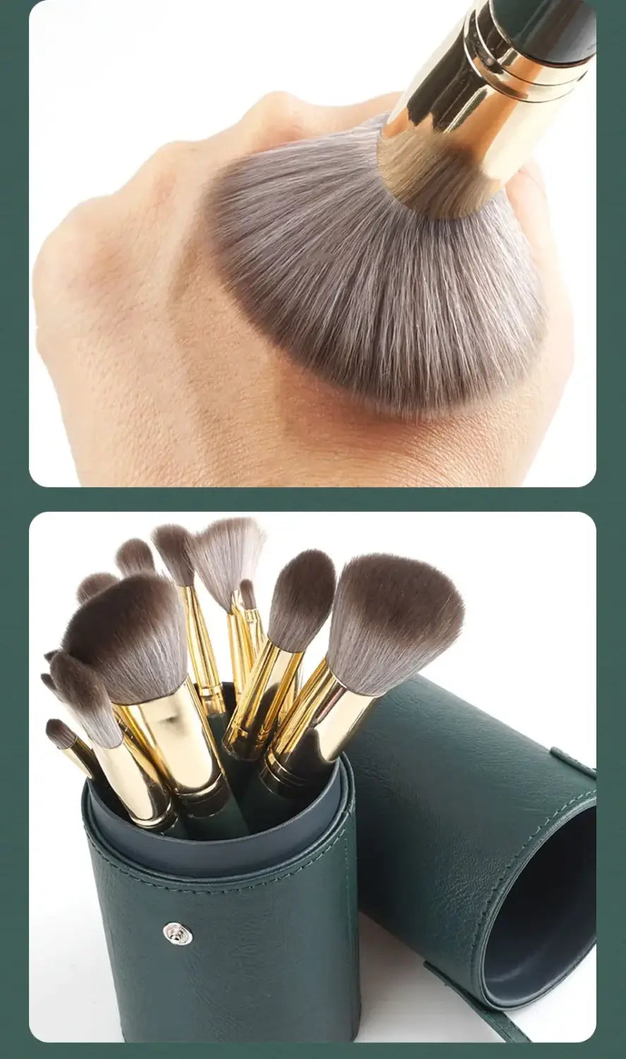 14Pcs Makeup Brush Set – Soft Fluffy Cosmetic Tools for Foundation Blush Eyeshadow & Powder