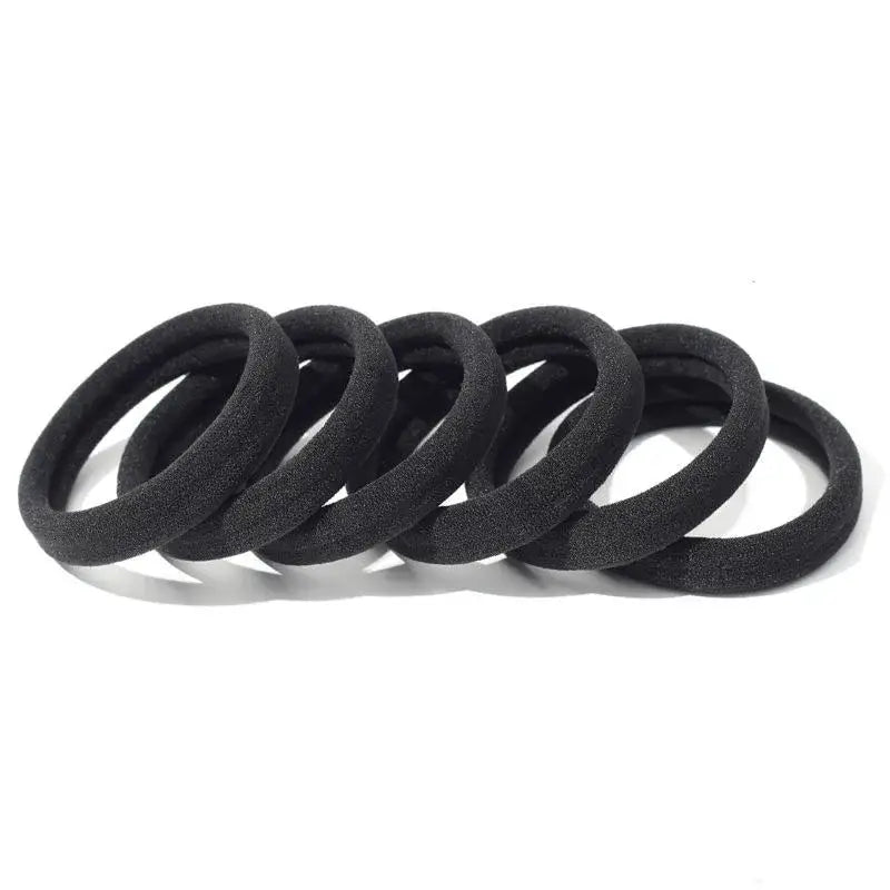 Four Seasons Women’s High-Elastic Nylon Loop Headband & Ponytail Hair Tie – Soft Durable Non-Damaging Hair Accessory