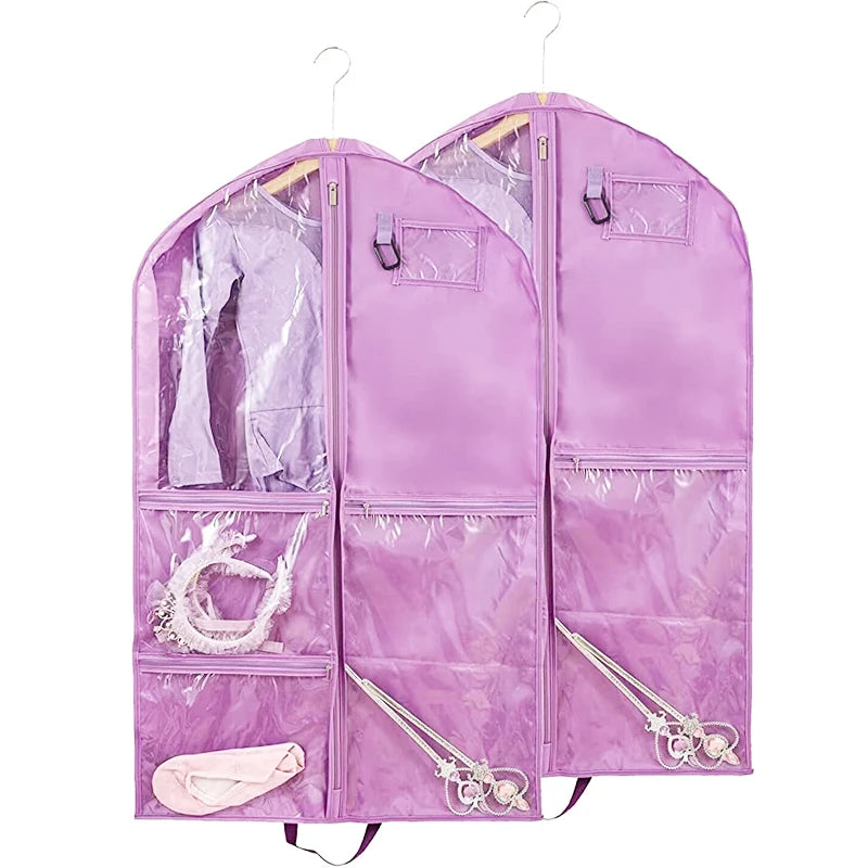 Dance Costume Garment Bag with Accessory Pockets — 100 cm