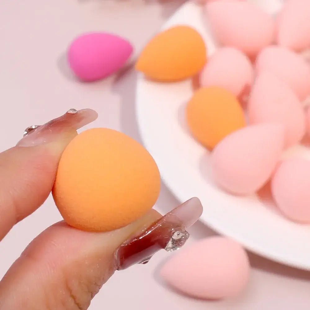 Mini Makeup Sponges – Soft Hydrophilic Non-Latex Beauty Eggs for Liquid Foundation Concealer & Powder