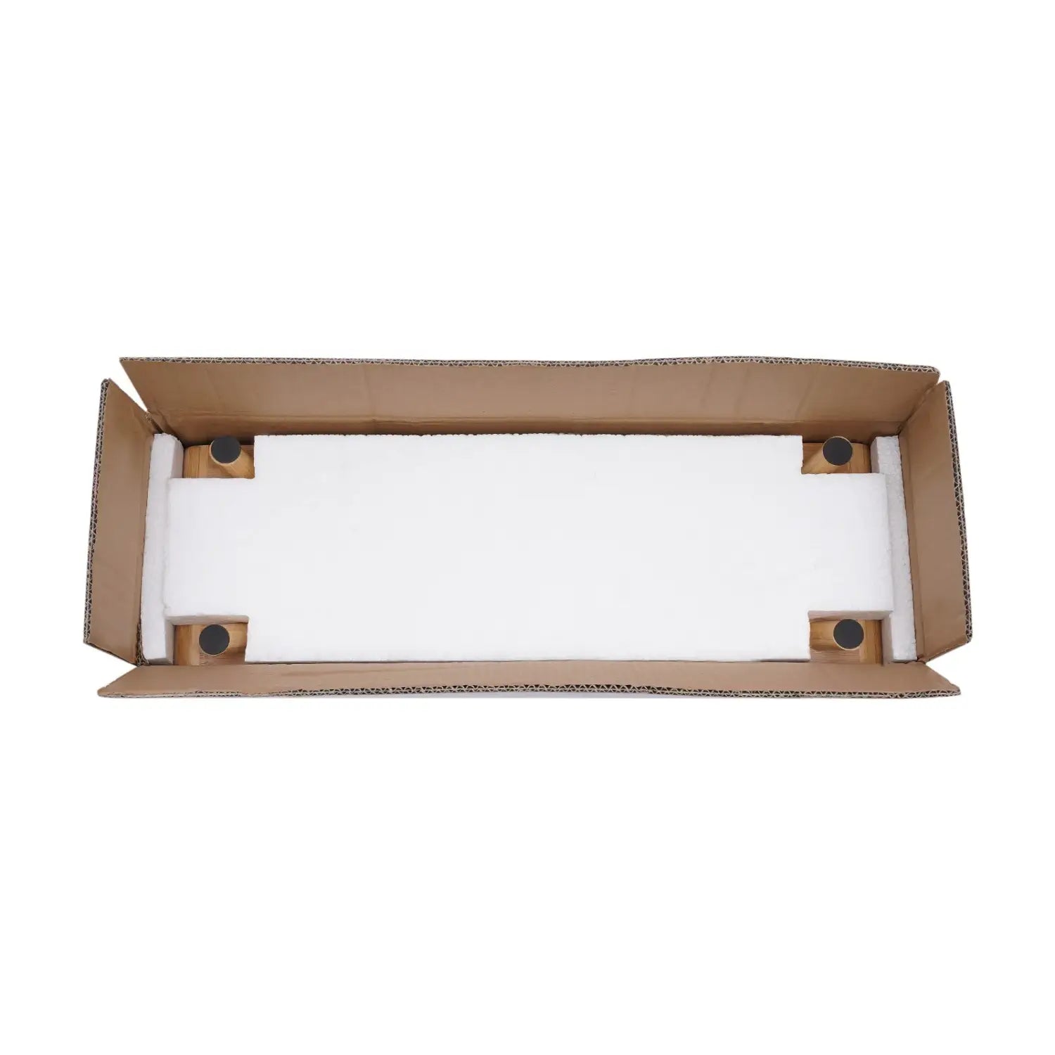 Bamboo Monitor Stand Riser with Drawer – Ergonomic and No Assembly Required