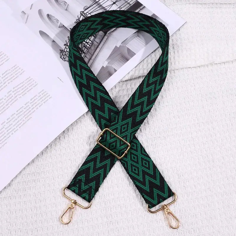 Adjustable Replacement Shoulder Bag Strap – Fashionable & Versatile Cloth Strap for Handbags Totes and Luggage