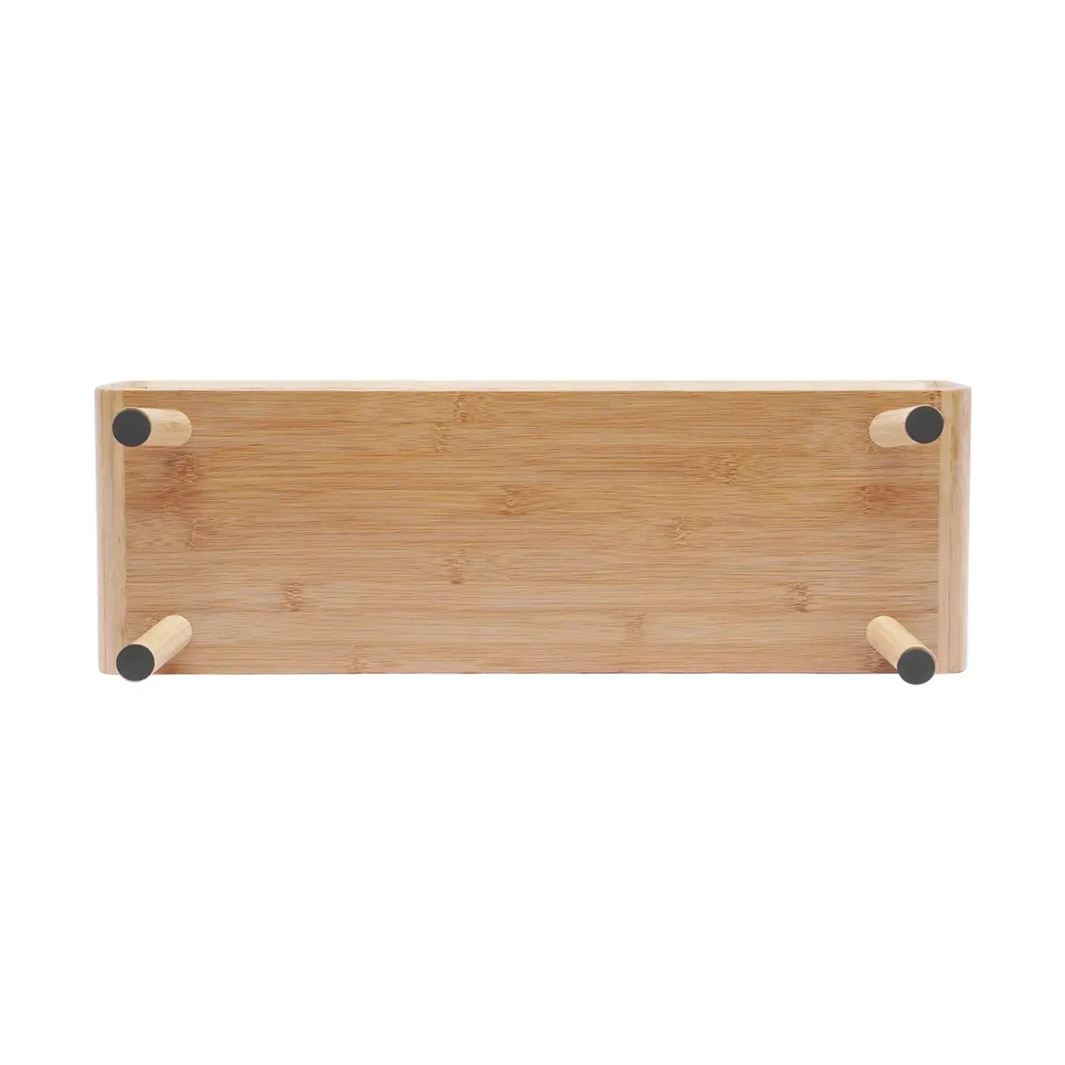 Bamboo Monitor Stand Riser with Drawer – Ergonomic and No Assembly Required